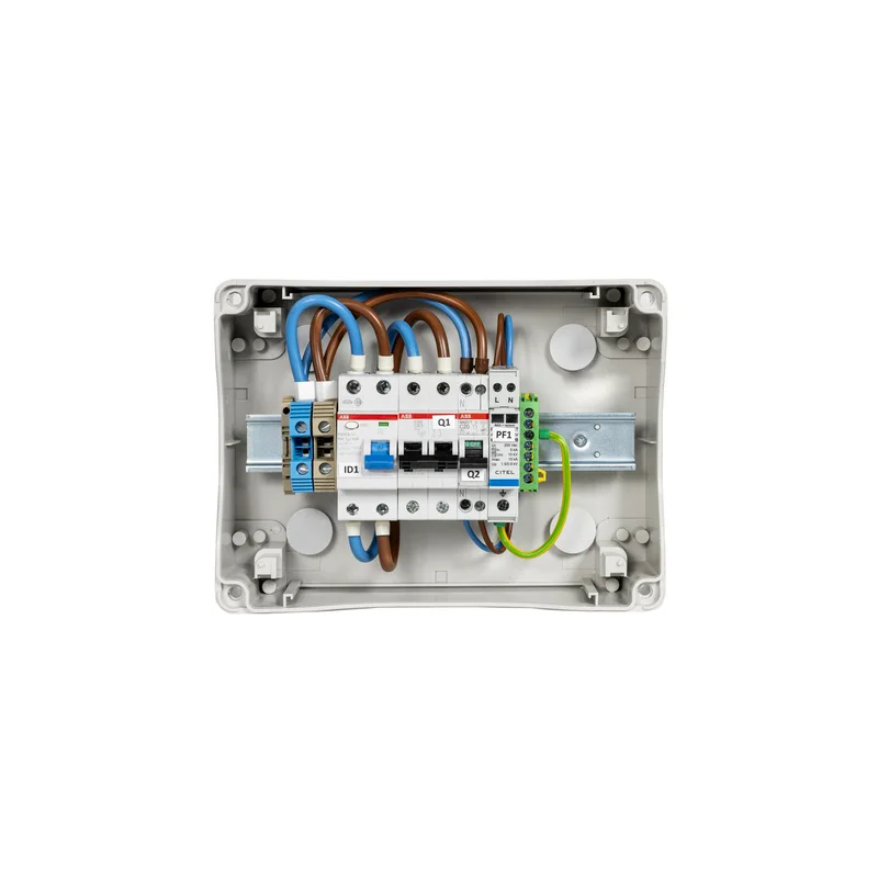 TECHNIDEAL – Coffret AC monophasé – 63A – 300mA – */10 KW – HAUTE IMMUNITE