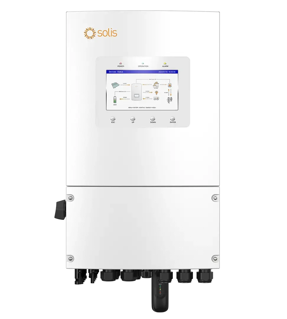 SOLIS – S6-EH1P5K-L-PLUS – Onduleur hybride 5 kW – Monophasé