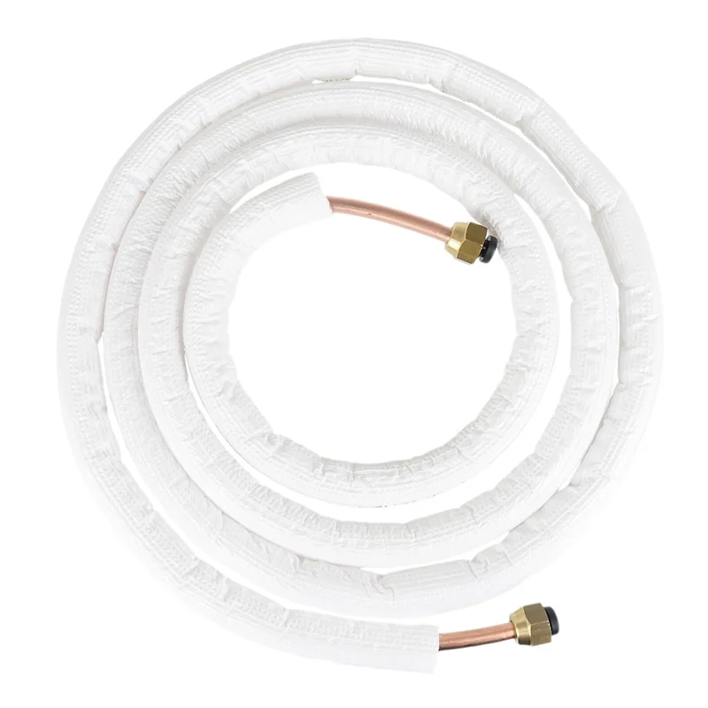 Kit Liaison Frigorifique Pré-Évasée 1/4&Prime; – 3/8&Prime; – Prêt à installer